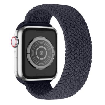 Apple Watch Series 8 (41mm) joustava kudottu kellonhihna - Charcoal / Koko: Xl