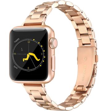 Apple Watch Series 8 (41mm) kolmen helmen ranneke - Ruusukulta