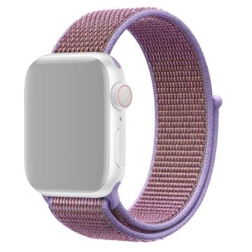 Apple Watch Series 8 (41mm) nylonkellohihna - Lilac