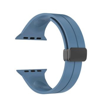 Apple Watch Series 8 (41mm) silikoniranneke - Sininen