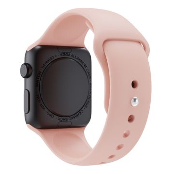 Apple Watch Series 8 (41mm) silikoniranneke (koko: S / M) - Pinkki