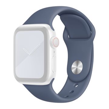 Apple Watch Series 8 (41mm) silikoniranneke (koko: S / M) - Laventeli Harmaa