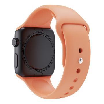 Apple Watch Series 8 (41mm) silikoniranneke (koko: S / M) - Honeydew Melonin Väri