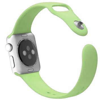 Apple Watch Series 8 (41mm) silikoniranneke (koko: S / M) - Mintunvihreä