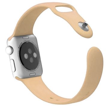 Apple Watch Series 8 (41mm) silikoniranneke (koko: S / M) - Pähkinä Väri