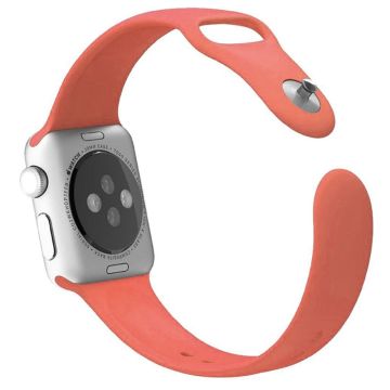 Apple Watch Series 8 (41mm) silikoniranneke (koko: S / M) - Vesimelonin Punainen