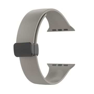 Apple Watch Series 8 (41mm) yksinkertainen silikoniranneke - Harmaa