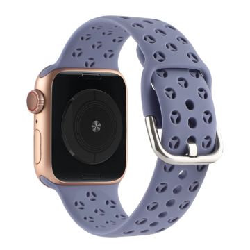 Apple Watch Series 8 (45mm) / Watch Ultra ontto silikoniranneke - Violetti