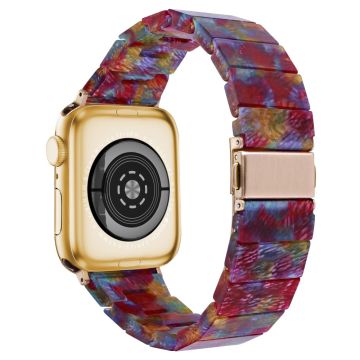 Apple Watch Series 8 (45mm) / Watch Ultra hartsityylinen ranneke - Sateenkaari