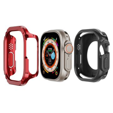 Apple Watch Series 8 (45mm) suojakehys - Punainen