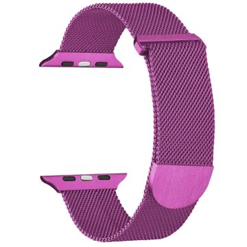 Apple Watch Series 8 (45mm) / Watch Ultra metalliranneke - Violetti