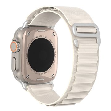 DUX DUCIS GS-sarja Apple Watch Series 8 (45mm) / Watch Ultra kestävä silmukkahihna - Starlight Väri