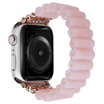 Apple Watch Series 8 (45mm) / Watch Ultra hartsiputkihelmityyppinen ranneke - Pinkki