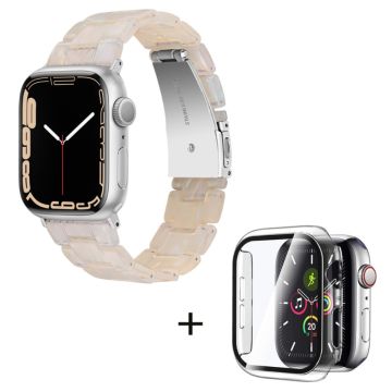 Apple Watch SE 2022 (40mm) 3 helmen hartsityylinen kelloranneke kirkkaalla suojuksella - Fluoresenssi