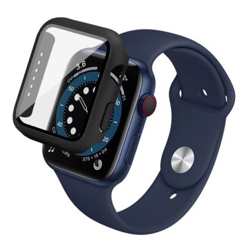 IMAK Apple Watch SE 2022 (40mm) suojus karkaistulla lasilla - Musta