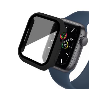 Apple Watch SE 2022 (44mm) suojakuori karkaistulla lasilla - Musta