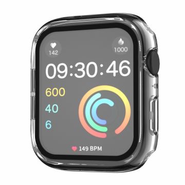 Apple Watch SE 2022 (44mm) / SE / 6 / 5 / 4 suojakuori karkaistulla lasilla - Läpinäkyvä