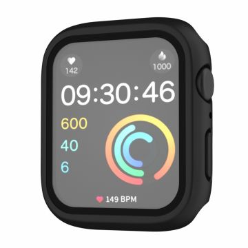 Apple Watch SE 2022 (44mm) / SE / 6 / 5 / 4 suojakuori karkaistulla lasilla - Musta