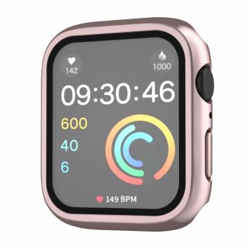 Apple Watch SE 2022 (44mm) / SE / 6 / 5 / 4 suojakuori karkaistulla lasilla - Ruusukulta