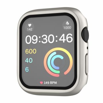 Apple Watch SE 2022 (44mm) / SE / 6 / 5 / 4 suojakuori karkaistulla lasilla - Starlight