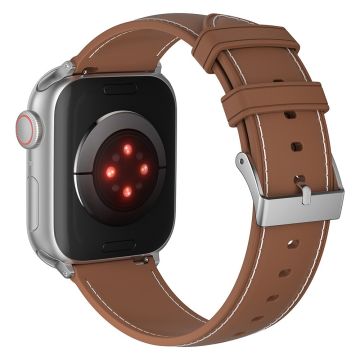 Apple Watch Series 9 45mm / Ultra 2 -ranneke - Ruskea