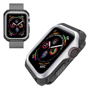 Apple Watch Series 5 40mm kestävä metallikehys - Hopea