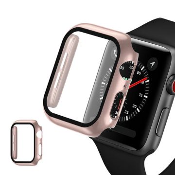 Apple Watch Series 5 40mm galvanointikehys karkaistulla lasilla - Pinkki