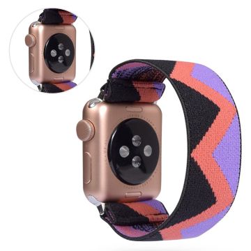 Apple Watch Series 5 / 4 40mm nailon kellonauha - Monivärinen