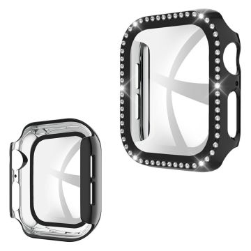 Apple Watch Series 6 / 5 44mm strassikivikehys - Musta