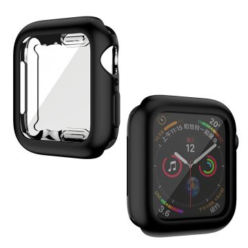 Apple Watch Series 6 / 5 44mm pehmeä kiiltävä kestävä kehys - Musta