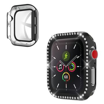 Apple Watch Series 6 / 5 40mm strassikivikehys - Musta