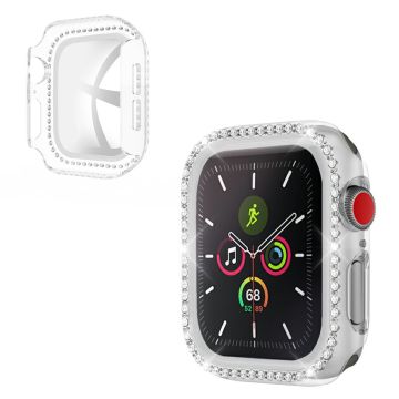 Apple Watch Series 6 / 5 40mm strassikivikehys - Läpinäkyvä