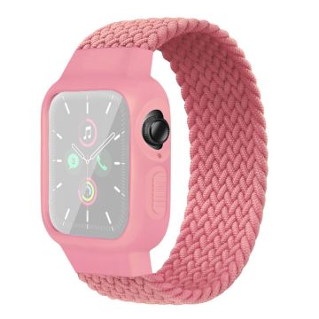 Apple Watch Series 6 / 5 40mm nailonpunos kellonauha - Pinkki / Pinkki