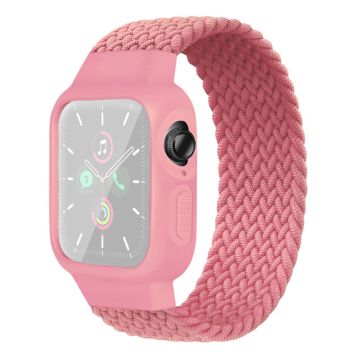 Apple Watch Series 6 / 5 40mm yksinkertainen nailon kellonauha - Pinkki / Pinkki