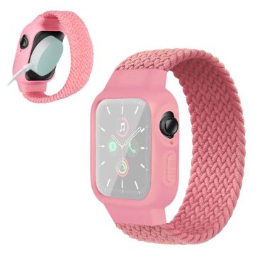 Apple Watch Series 6 / 5 40mm yksinkertainen nailon kellonauha - Pinkki / Pinkki