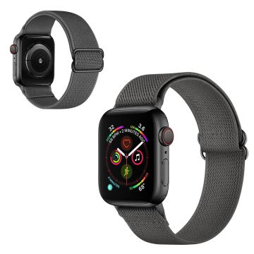 Apple Watch Series 6 / 5 40mm kudottu kellonauha - Tummanharmaa