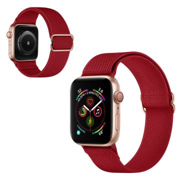 Apple Watch Series 6 / 5 40mm kudottu kellonauha - Viininpunainen