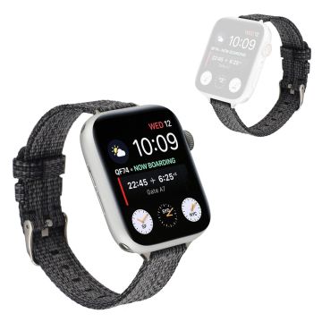 Apple Watch Series 6 / 5 40mm nailon kellonauha - Harmaa