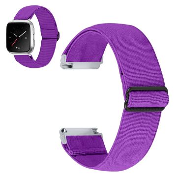 Apple Watch 40mm elastinen ranneke - Tumma Violetti