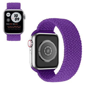 Apple Watch 40mm kuvioitu nailon kellonhihna - Violetti