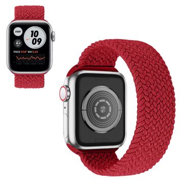 Apple Watch 40mm kuvioitu nailon kellonhihna - Punainen