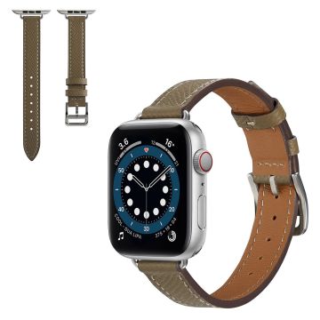 Apple Watch 40mm nahkaranneke - Vihreä