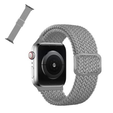 Apple Watch 40mm nylonkuvioinen kellonhihna - Beige