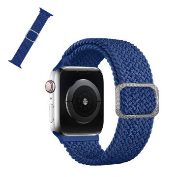 Apple Watch 40mm nylonkuvioinen kellonhihna - Sininen