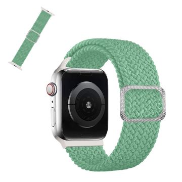 Apple Watch 40mm nylonkuvioinen kellonhihna - Pistaasi