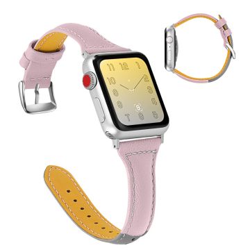 Apple Watch 40mm kolmivärinen aito kellonhihna - Harmaa / Pinkki / Vaalean Harmaa