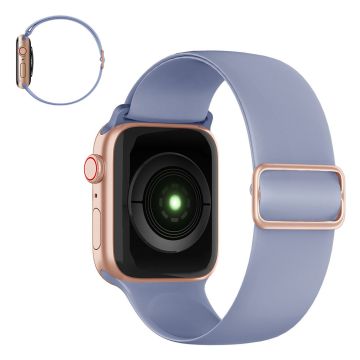 Apple Watch 40mm säädettävä silikoninen ranneke - Vaaleanvioletti