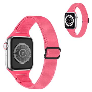 Apple Watch 40mm nylonkellohihna - Syvä Vaaleanpunainen