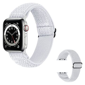 Apple Watch 40mm nailonista valmistettu kellonhihna - Valkoinen