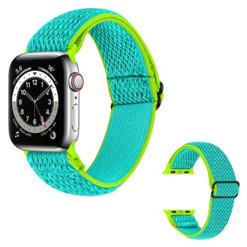 Apple Watch 40mm nailonista valmistettu kellonhihna - Keltainen / Vihreä